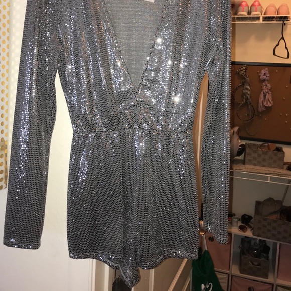 Silver Romper - Picture 2 of 3